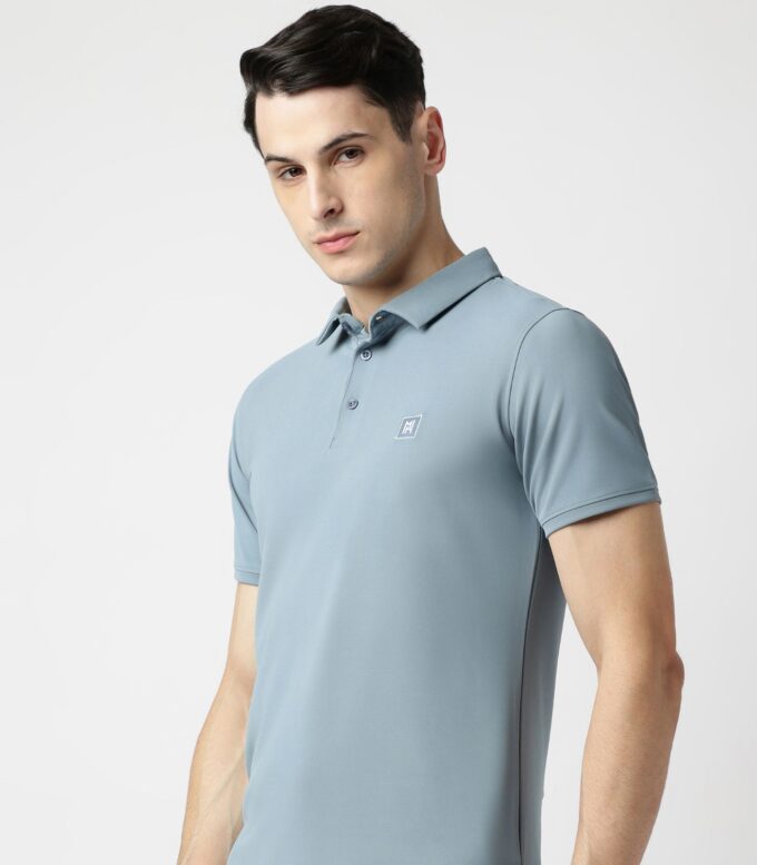 Slate Blue Lustre Polo